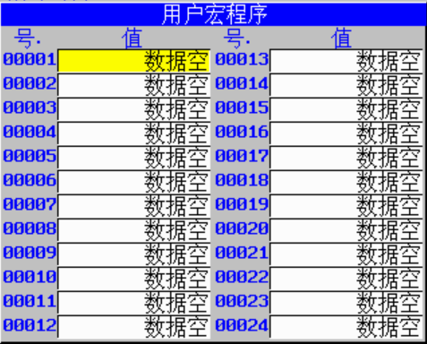 FANUC 宏變量的種類與區別(圖7)