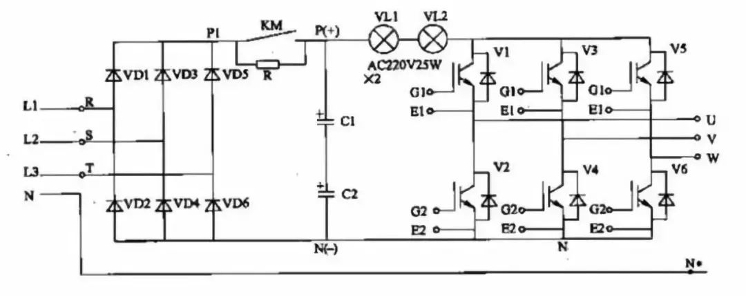 變頻器驅動線路的工作原理和常見故障分析(圖5)