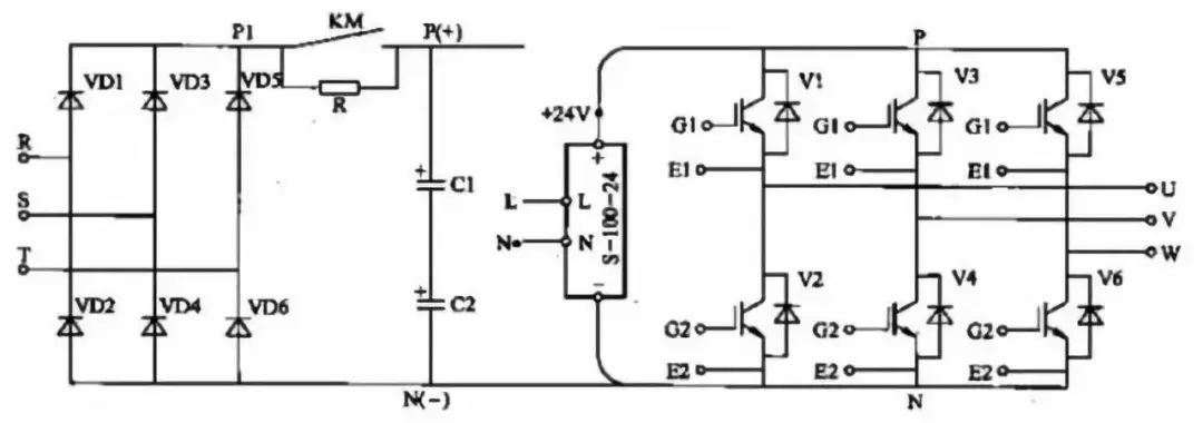 變頻器驅動線路的工作原理和常見故障分析(圖6)